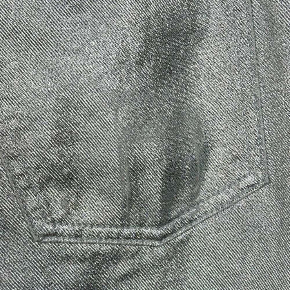 Universal Thread SZ 4R 90's Baggy Jeans Shiny Silver Hi-Rise 100% Cotton New - Picture 7 of 11